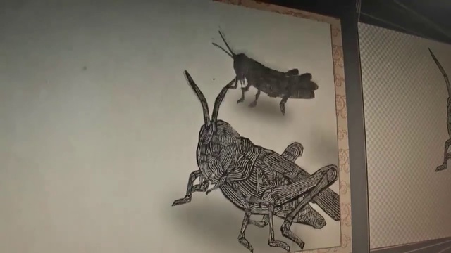 Video Reference N1: Insect, Reptile, Art, Creative arts, Arthropod, Visual arts, Metal, Wood, Terrestrial animal, Wildlife