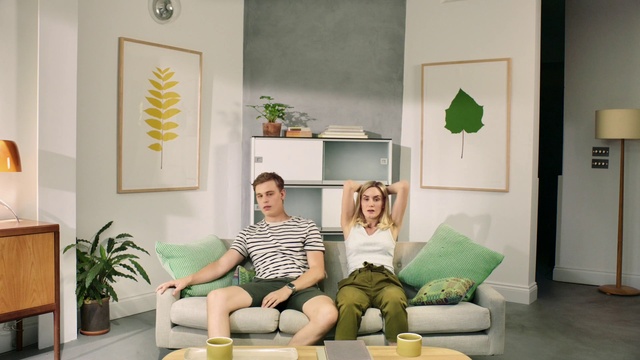 Video Reference N1: Plant, Furniture, Smile, Green, Leg, Comfort, Couch, Houseplant, Lighting, Interior design