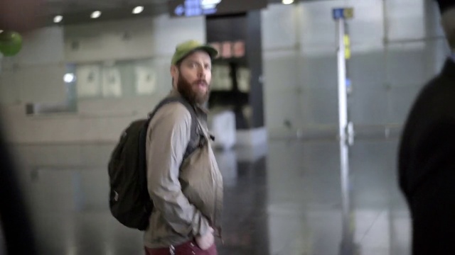 Video Reference N1: Beard, Flash photography, Cap, Street fashion, Luggage and bags, Event, Hat, Fun, Bag, Facial hair