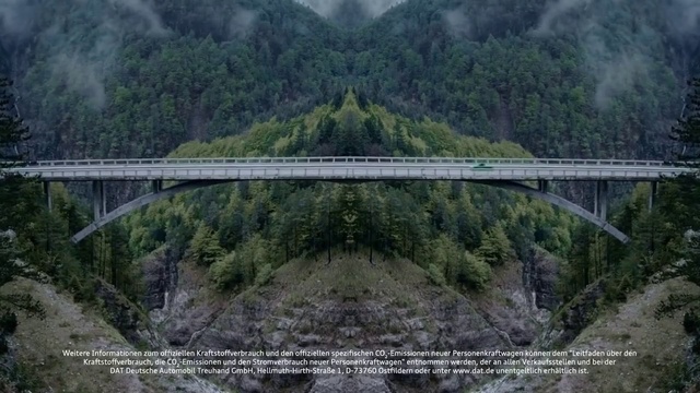 Video Reference N8: Mountain, Plant, Natural landscape, Tree, Landscape, Arch bridge, Girder bridge, Fluvial landforms of streams, Concrete bridge, Road