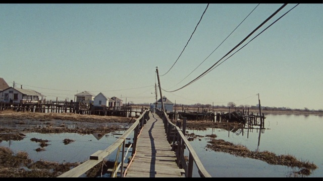 Video Reference N0: Water, Sky, Wood, Line, Horizon, Parallel, Electricity, Symmetry, Overhead power line, Dock