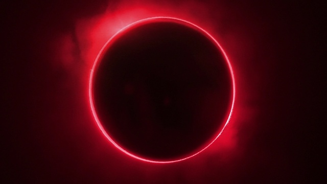 Video Reference N1: Atmosphere, Astronomical object, Font, Science, Magenta, Gas, Electric blue, Space, Circle, Darkness