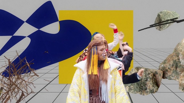 Video Reference N6: Smile, Hat, Yellow, Entertainment, Happy, Performing arts, Event, Performance art, Fun, Street fashion