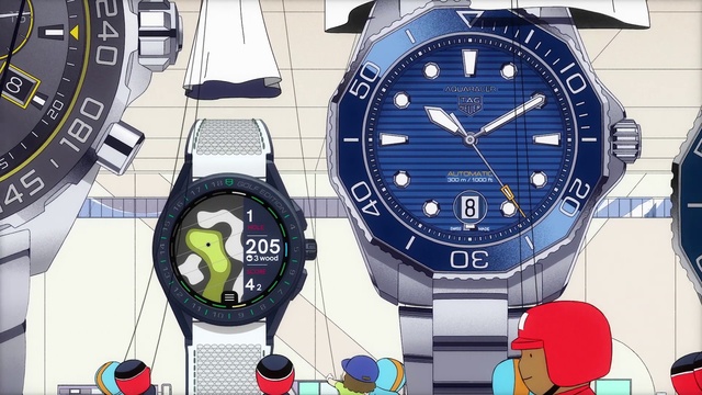 Video Reference N0: Watch, Analog watch, Product, Clock, Font, Automotive tire, Line, Rectangle, Electric blue, Symmetry