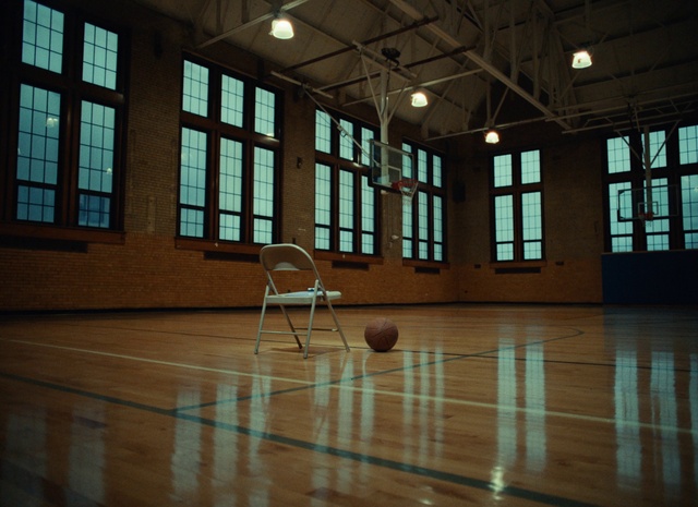 Video Reference N0: Property, Window, Building, Field house, Basketball, Wood, Hall, Architecture, Interior design, Flooring