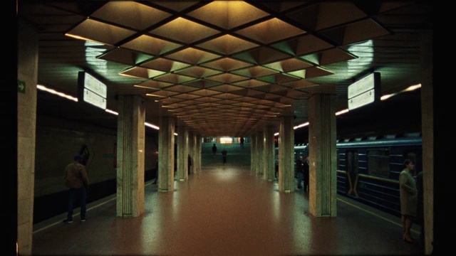 Video Reference N0: Architecture, Fixture, Symmetry, Tints and shades, Ceiling, Flooring, City, Darkness, Building, Art