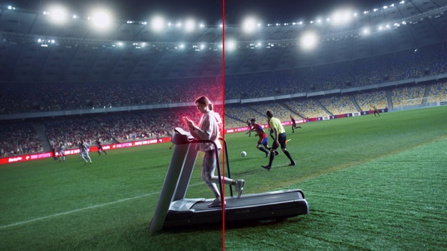 Video Reference N1: Atmosphere, Plant, Sports equipment, Sky, Football, Soccer, Player, Grass, Fan, Ball