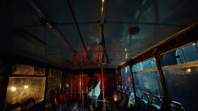 Video Reference N1: Window, Mode of transport, Chair, Electricity, Building, Ceiling, Event, Darkness, Public transport, City