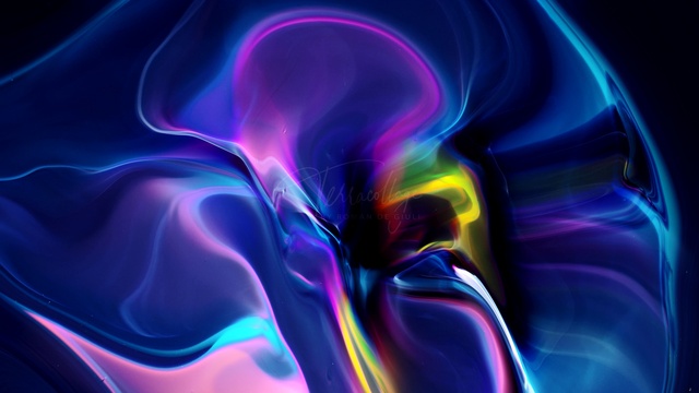 Video Reference N17: Colorfulness, Light, Purple, Liquid, Violet, Fluid, Magenta, Art, Electric blue, Symmetry