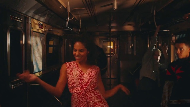 Video Reference N11: Flash photography, Smile, Window, Fun, Train, Fashion design, Formal wear, Beauty, Event, Darkness