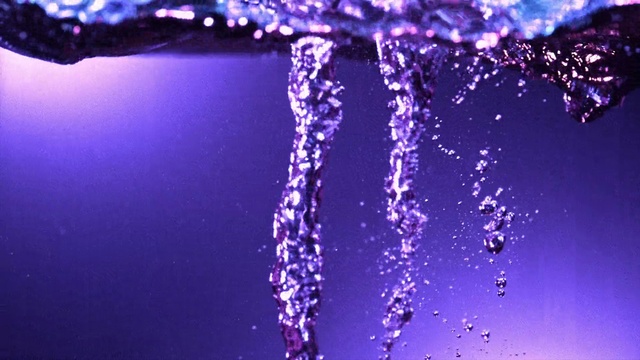 Video Reference N3: Water, Liquid, Light, Purple, Azure, Fluid, Branch, Violet, Aqua, Freezing
