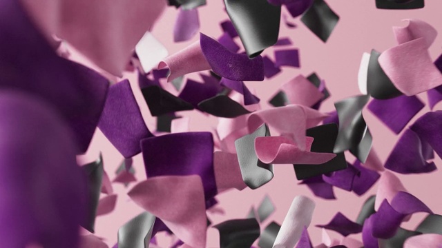 Video Reference N2: Purple, Petal, Creative arts, Violet, Pink, Art, Triangle, Material property, Font, Magenta