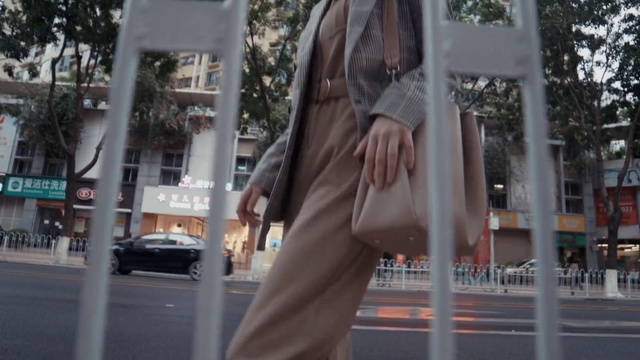 Video Reference N1: Fashion, Street fashion, Sleeve, Waist, Standing, Tree, Thigh, Sportswear, Trunk, Blazer