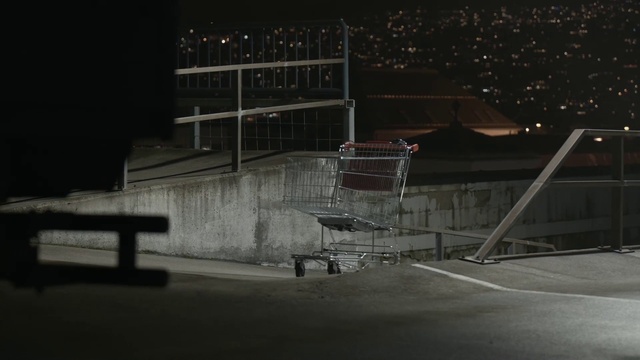 Video Reference N3: Stairs, Architecture, Grey, Slope, Asphalt, Tints and shades, Road surface, Skatepark, Midnight, Street light
