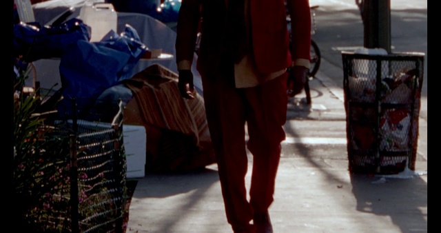 Video Reference N4: Leg, Luggage and bags, Street fashion, Thigh, Waist, Sidewalk, Road surface, Road, Human leg, Bag