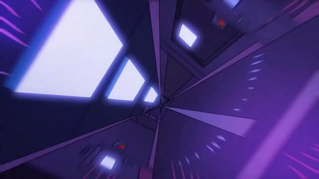 Video Reference N2: Purple, Violet, Tints and shades, Triangle, Electric blue, Ceiling, Magenta, Space, Symmetry, Pattern