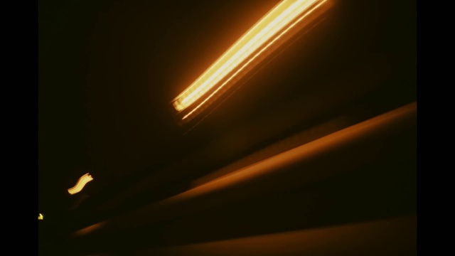 Video Reference N1: Amber, Automotive lighting, Orange, Electricity, Tints and shades, Sky, Neon, Gas, Lens flare, Darkness