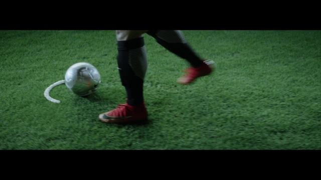 Video Reference N2: Sports equipment, Leg, Ball, Playing sports, Soccer, Football, Grass, Knee, Soccer ball, Player