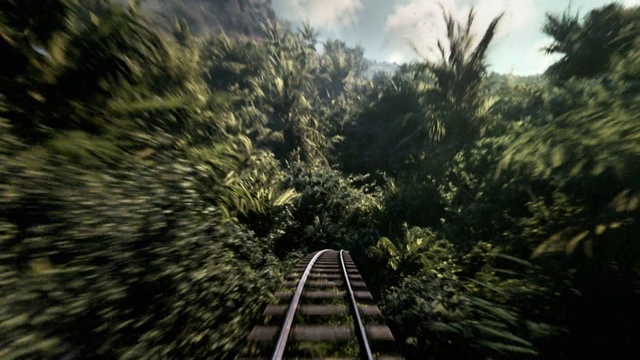 Video Reference N4: Sky, Cloud, Plant, Track, Tree, Grass, Terrestrial plant, Thoroughfare, Natural landscape, Wood
