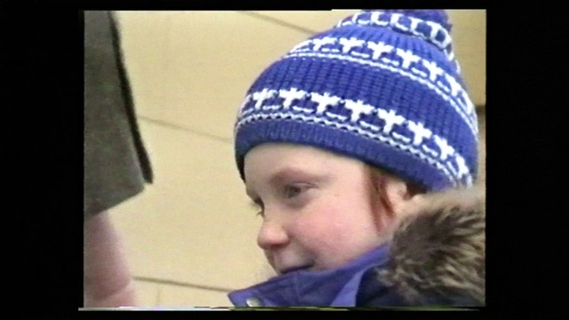 Video Reference N2: Head, Cap, Ear, Headgear, Violet, Happy, Knit cap, Electric blue, Toddler, Magenta