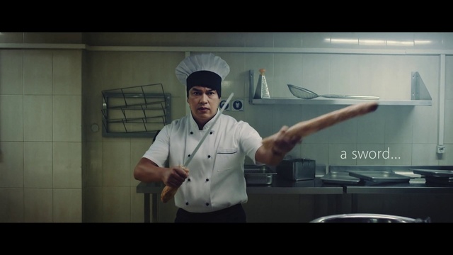 Video Reference N1: Chefs uniform, Chef, Chief cook, Gesture, Kitchen, Cooking, Service, Cook, Gas, Uniform