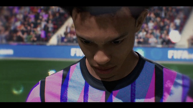 Video Reference N6: Forehead, Player, Fun, T-shirt, Electric blue, Sports, Ball game, Youth, Stadium, Team sport
