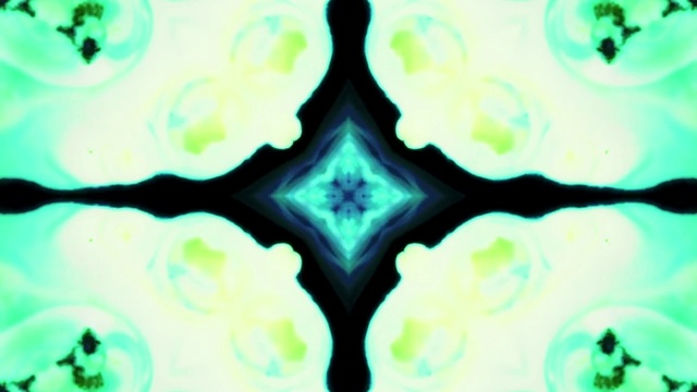 Video Reference N7: Aqua, Pattern, Art, Tints and shades, Gas, Electric blue, Symmetry, Terrestrial plant, Circle, Design